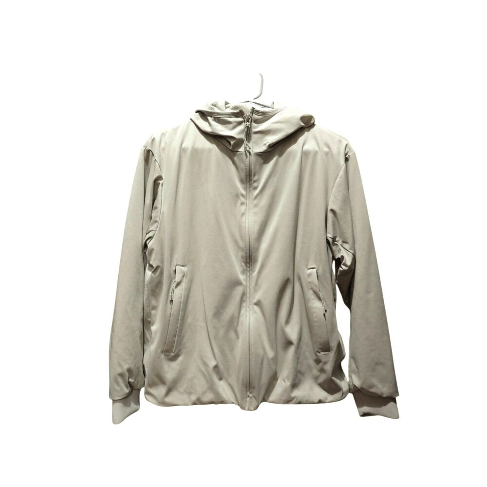 UNIQLO windproof fleece-lined hooded jacket